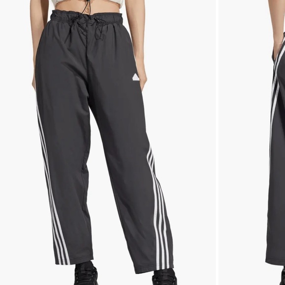 Adidas Future Icons 3-Stripes Recycled Polyester Ripstop Track Pants - Picture 7 of 9